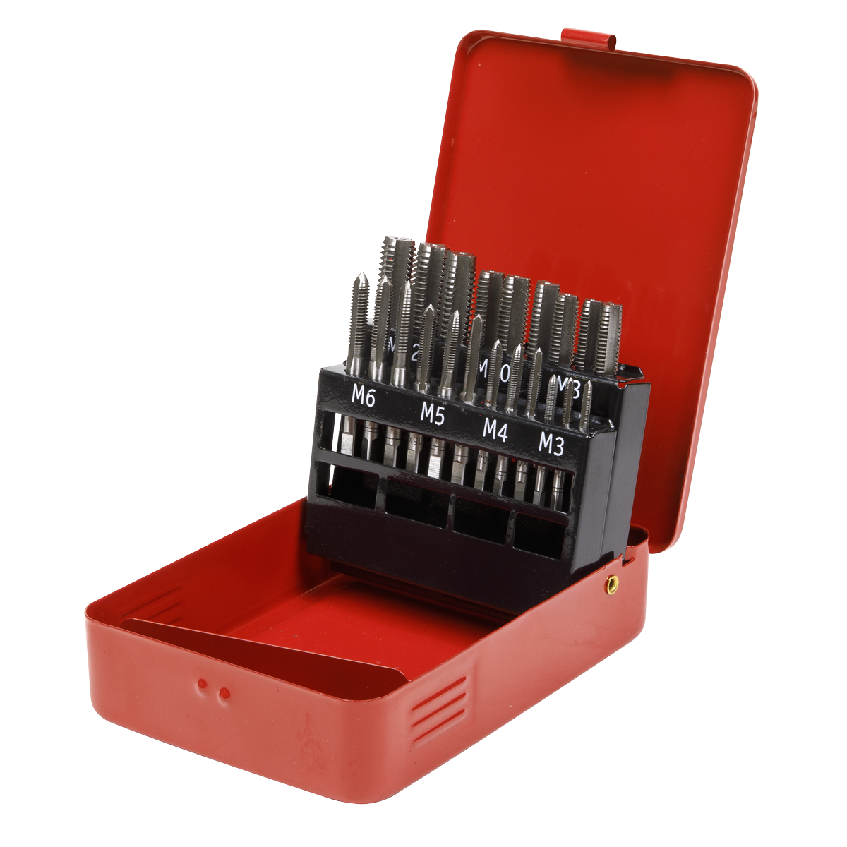 Sealey Tap Set 21 Pieces Taper Plug & Bottom Tap Metric Tool Alloy Steel AK3021