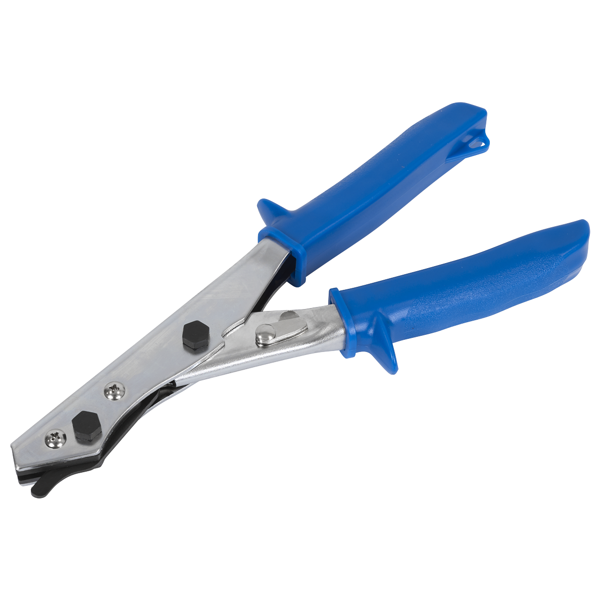 Sealey Hand Nibbler Shears Interchangeable Cutting Jaws With Safety Lock AK327