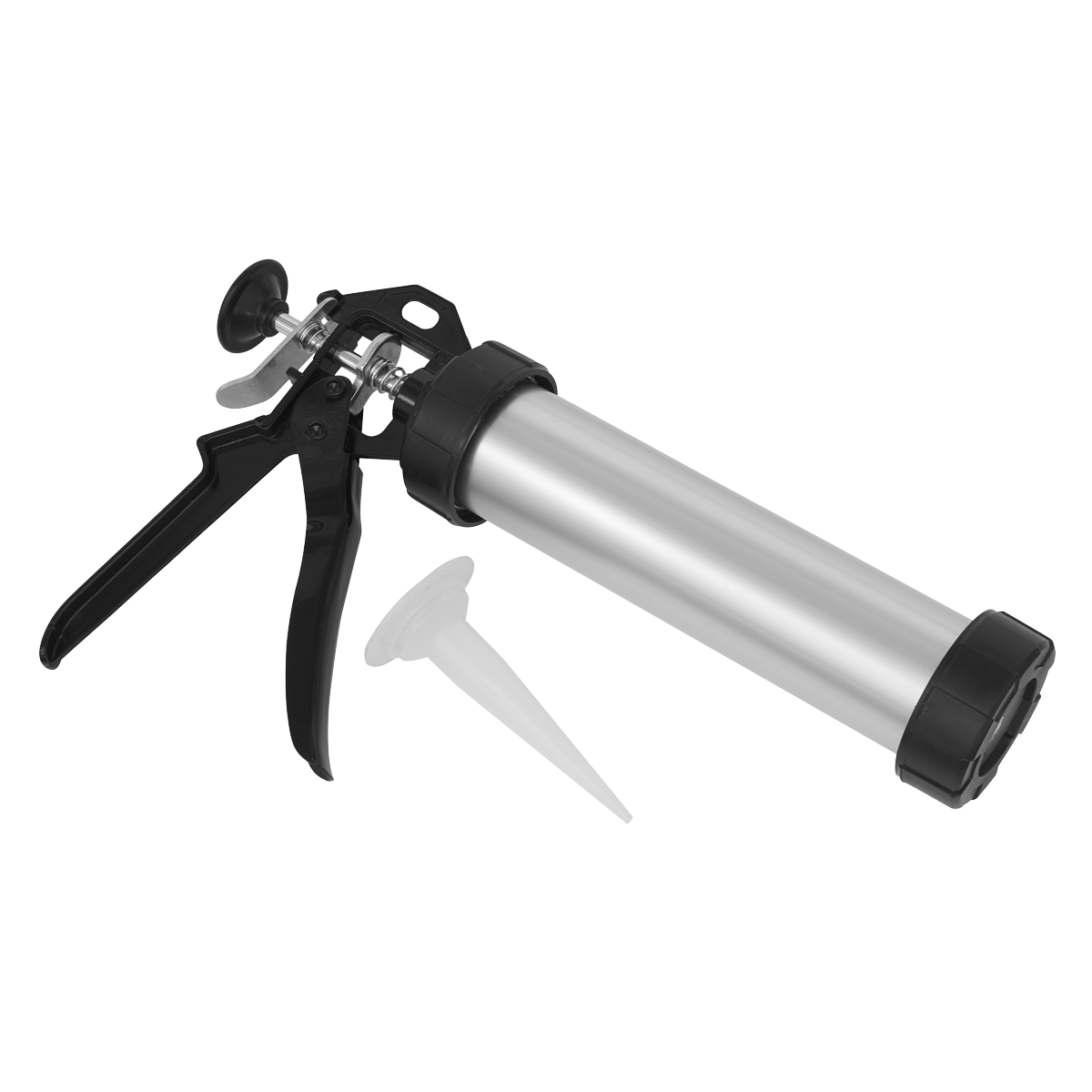 Sealey Caulking Gun For Sausage Packs & Cartridges Die-Cast Body 230mm AK3801