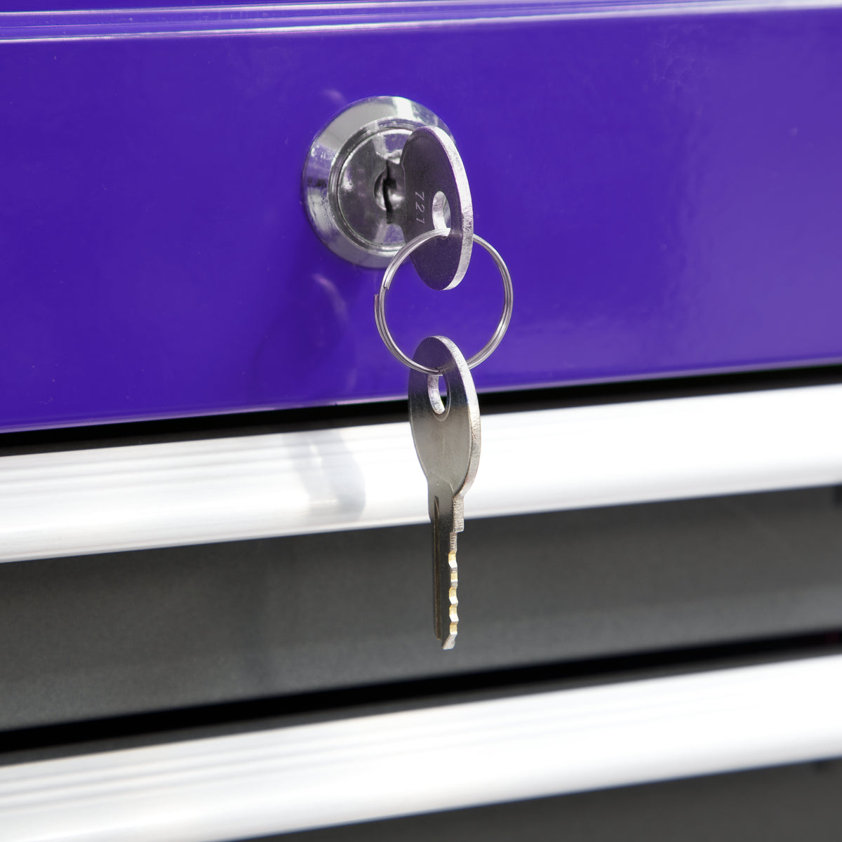 Sealey Purple/Grey Mid Tool Box 3 Drawers With Ball Bearing Slides AP22309BBCP