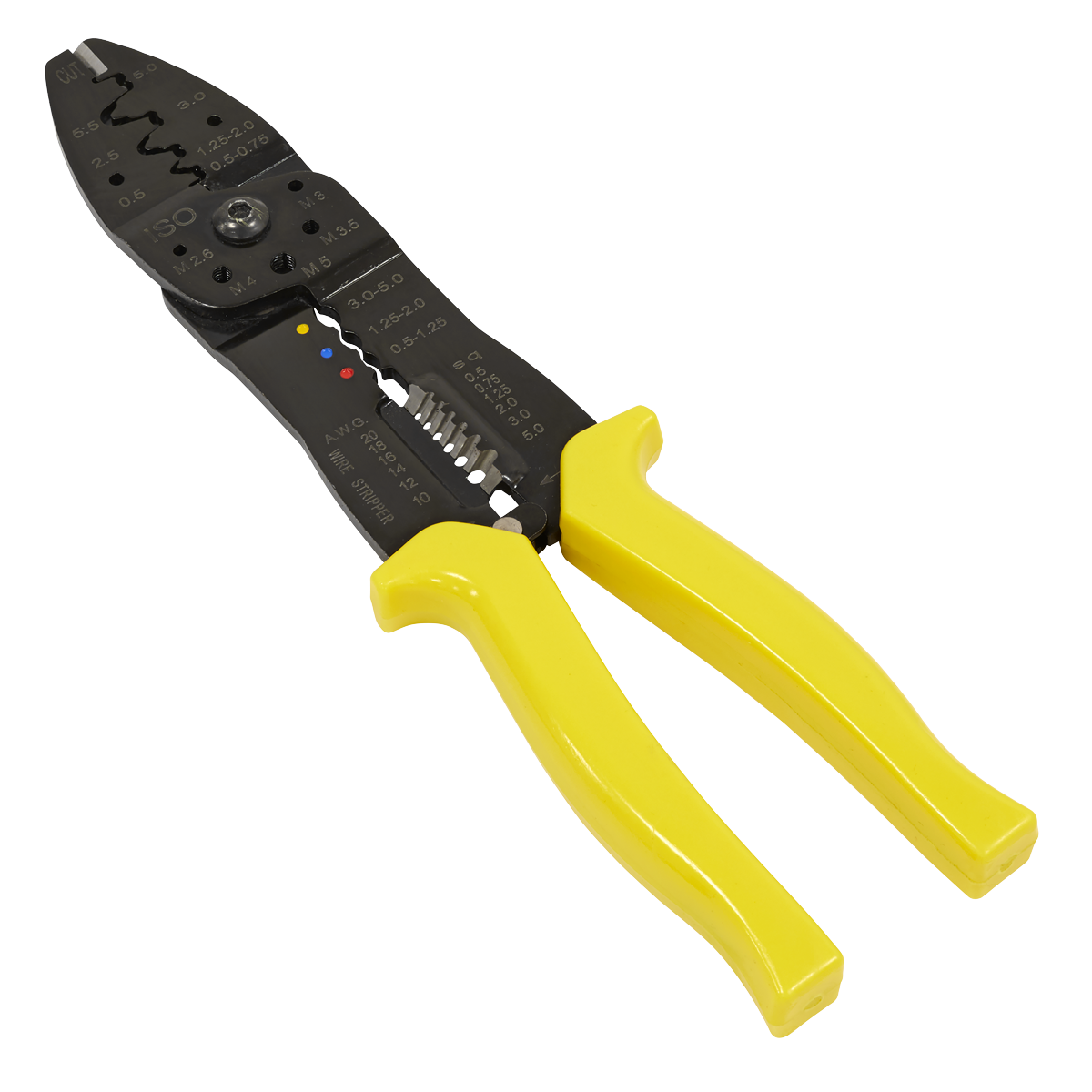 Sealey Crimping Tool Insulated/Non Insulated Terminals Steel Construction AK3851