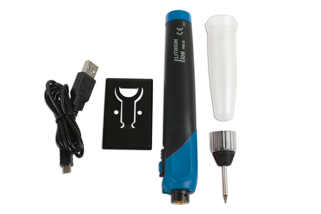 LASER 7336 Rechargeable Soldering Iron With Safety Stand LED Light 12w