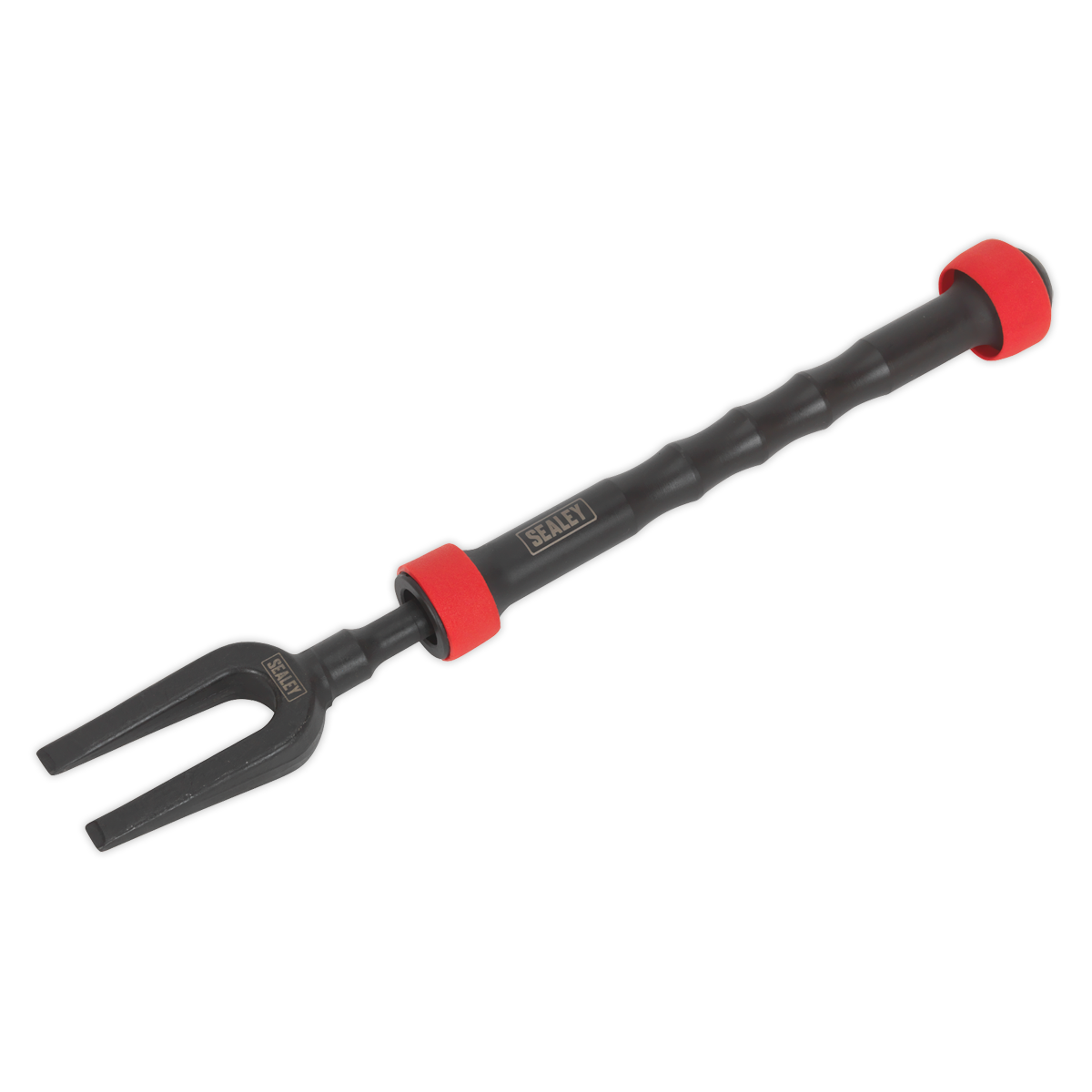 Sealey 2-Piece Impact Ball Joint Splitter With Detachable Fork Black/Red AK390