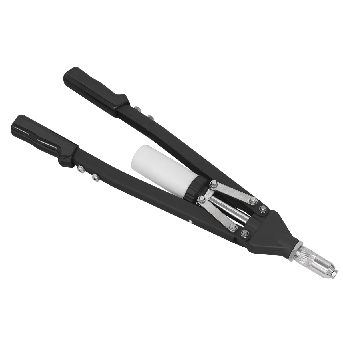 Sealey Heavy Duty Long-Arm Riveter With Collection Bowl & Long Arms AK3981