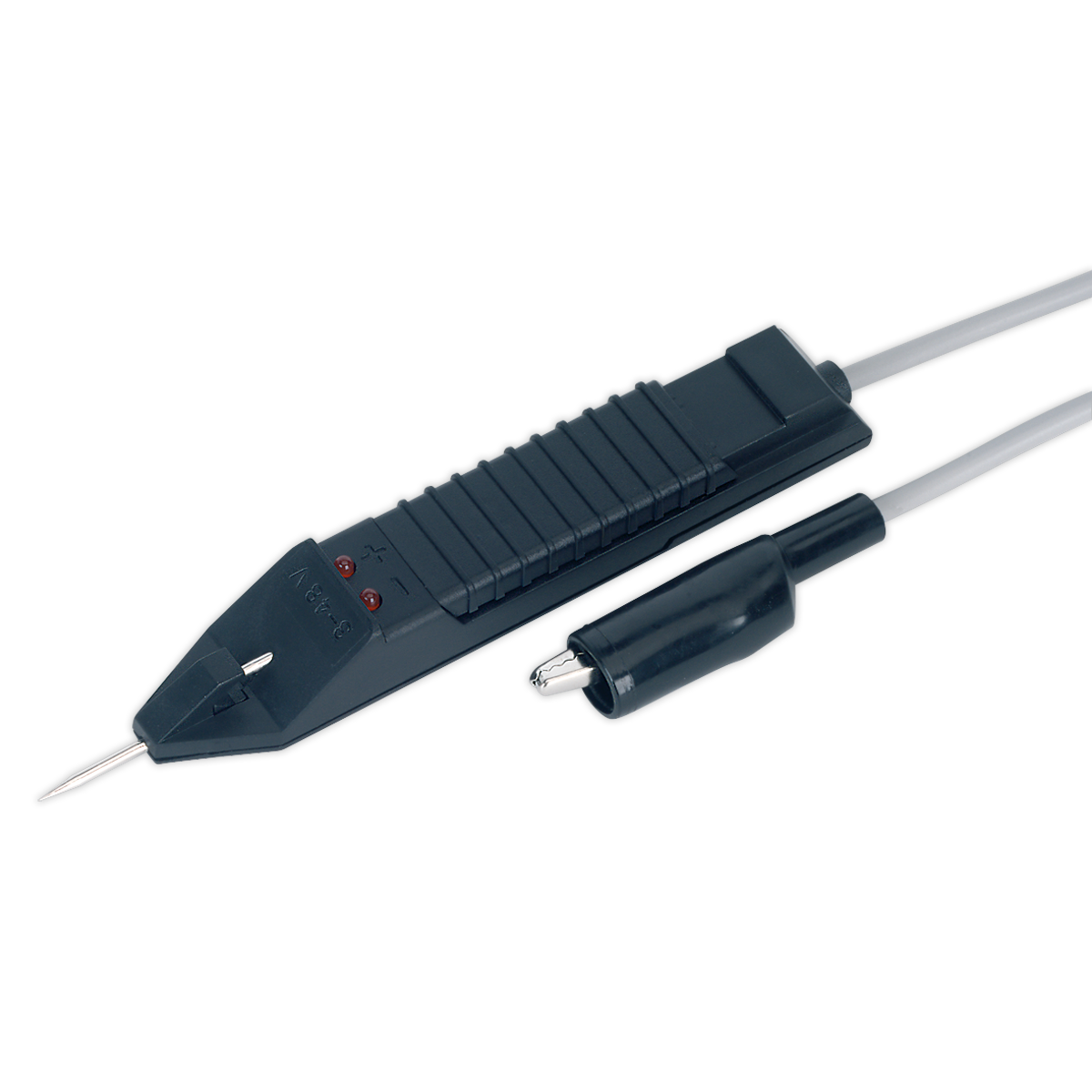 Sealey Circuit Tester 3-48V 0.9m Cable Insulated Crocodile Earth Clamp AK4051