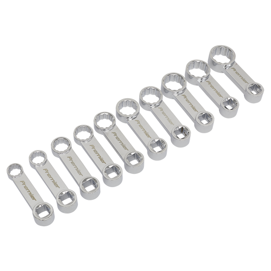 Sealey Torque Adaptor Spanner Set 10 Pieces 3/8" Square Drive - Metric AK59895