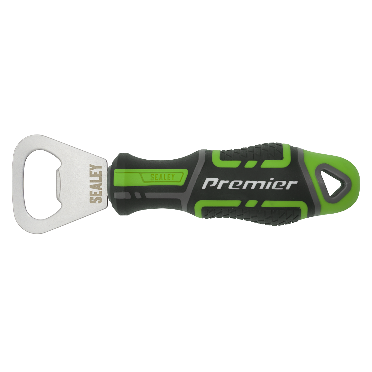 Sealey GripMAX Hi-Vis Green Bottle Opener Premier With Hanging Hole AK4368HV