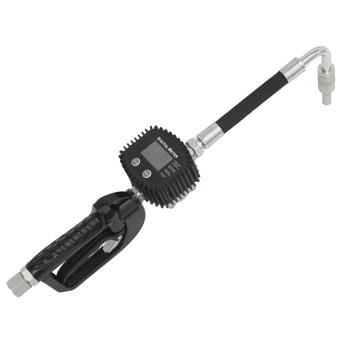 Sealey Oil Hose End Dispensing Gun Manual Shut-Off With Digital Meter AK4565D