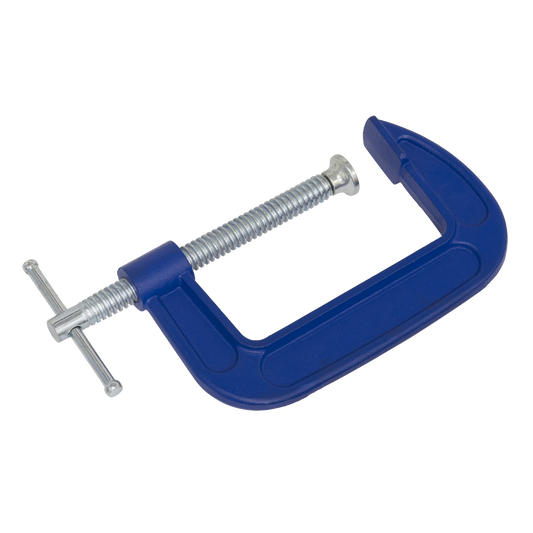 Sealey G-Clamp Fitted With Swivel Tip To Reduce Marking Length 100mm AK6004