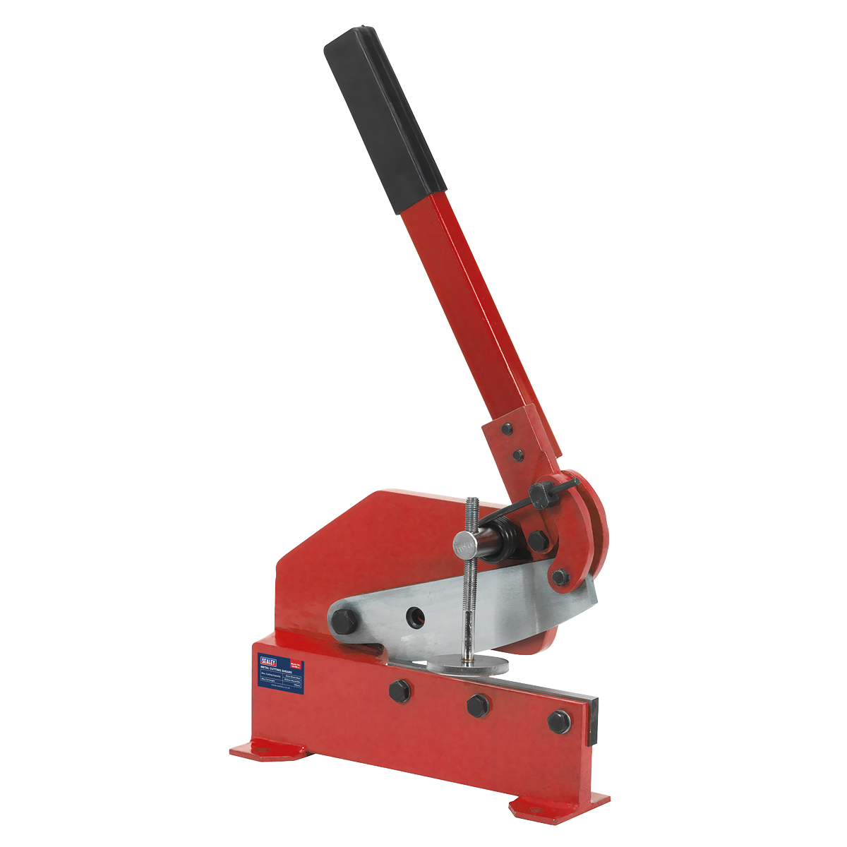 Sealey Ø12mm Round Metal Cutting Shears 6mm Sheet Capacity Steel-Plate Red 3S/6R