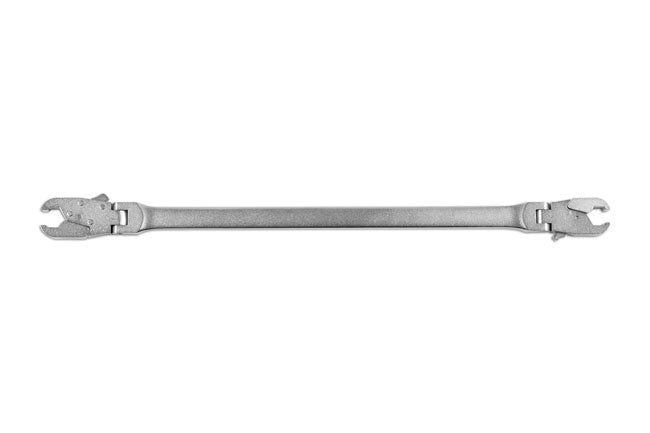 LASER TOOLS 7381 Flexi Flare Nut Wrench 10 x 11mm 310mm Chrome Molybdenum