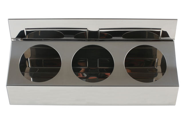 LASER 7389 Spray Can Rack Magnetic Mount 300x85x130mm Capacity 3 Pieces