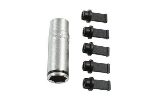 LASER TOOLS 7391 Pressure Sensor Glow Plug Kit PSG Vehicles 12mm 6 Pieces