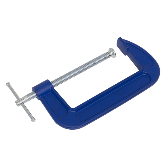 Sealey G-Clamp Fitted With Swivel Tip To Reduce Marking Length 150mm AK6006