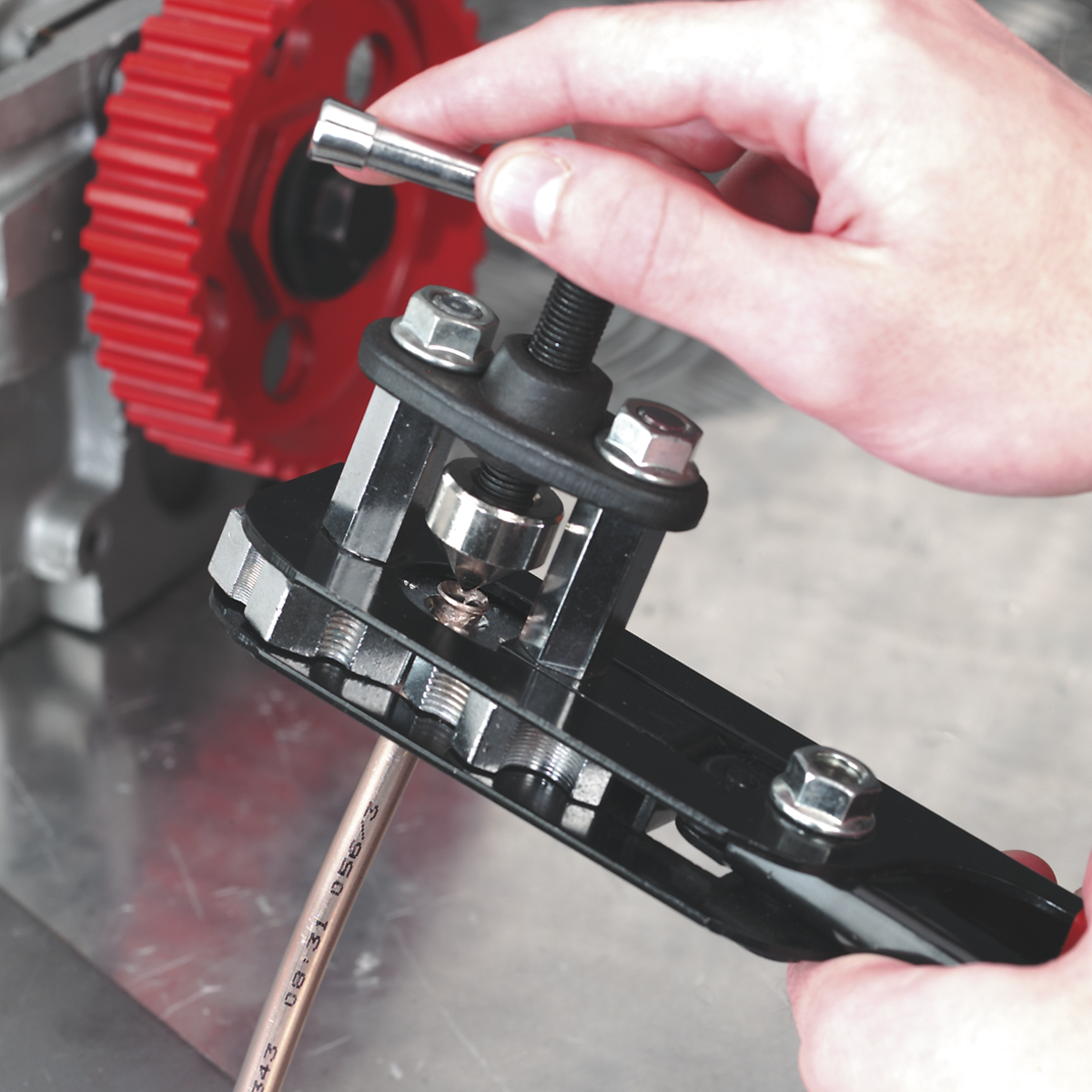 Sealey Brake Pipe Flaring Tool Kit With Compact Design - Red/Black AK5063
