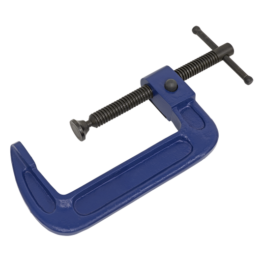Sealey 150mm G-Clamp Quick Release Mechanism Swivel Tip Forged Body AK6006Q