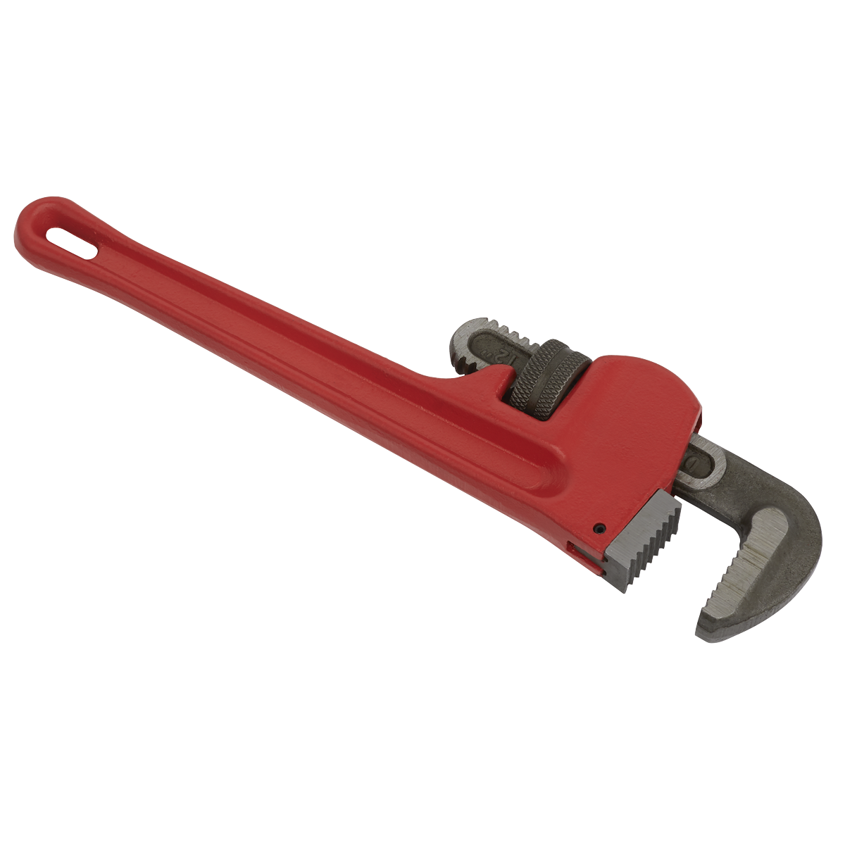 Sealey Pipe Wrench With Hanging Hole European Pattern 300mm Cast Steel  AK5103