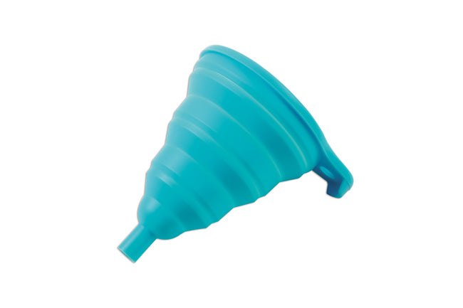 LASER 7399 Silicone Folding Funnel 100mm For Petrol Diesel Gear Oil Use