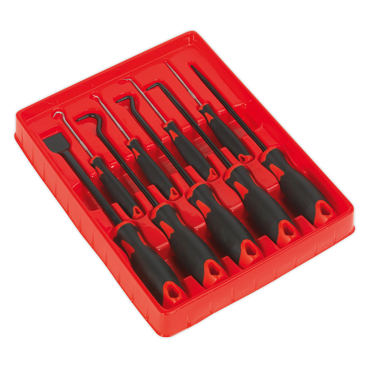 Sealey Scraper & Hook Set With Ergonomically Styled Handles 9 Pieces Kit AK5209