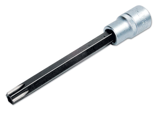 LASER 2076 Screwdriver T55 Torx Star Bit Tamperproof 1/2" Drive 140mm Steel