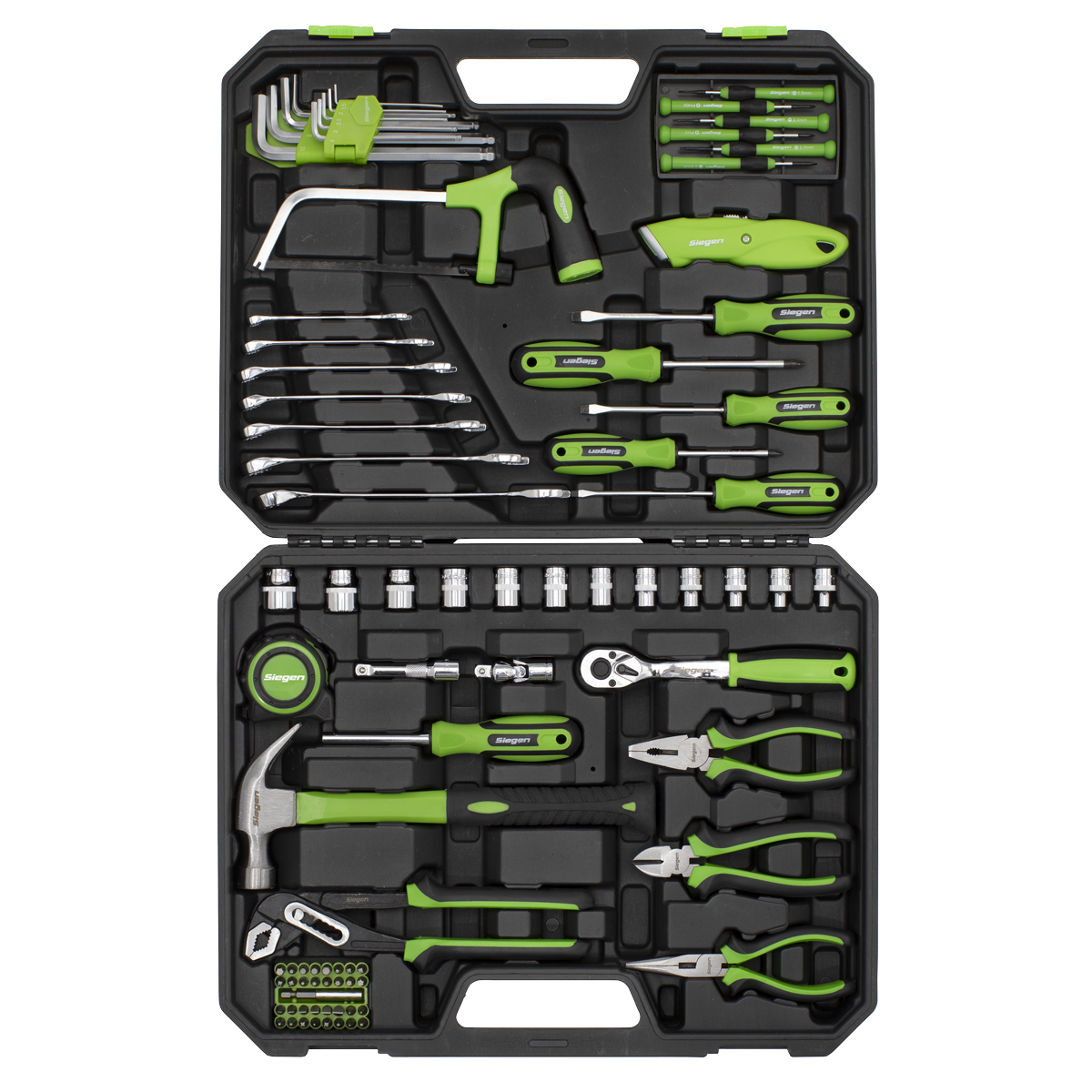 Sealey Tool Kit 84 Pieces - Sockets Hex Keys Spanners Screwdrivers Pliers S01213
