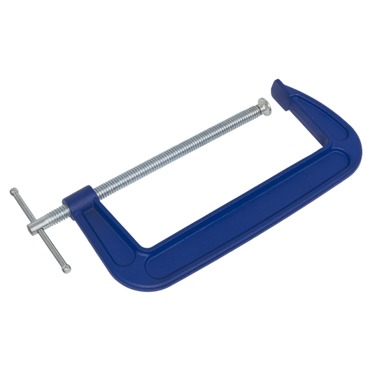 Sealey G-Clamp 250mm Forged Body With Smooth Acting Threaded Clamp AK6010