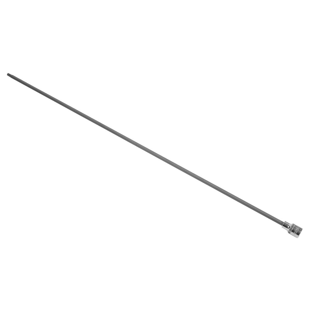 Sealey Spline Socket Bit Extra-Long M8 x 800mm 1/2" Square Drive Silver AK5535