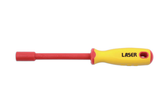 LASER 7443 Screwdriver 10mm Spanner Chrome Vanadium Steel VDE Insulated Handle