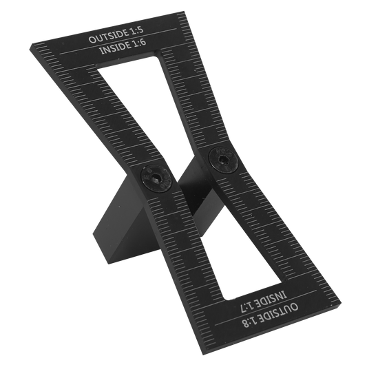 Sealey Dovetail Marker CNC Machined from Anodised Aluminium Black AK609DT