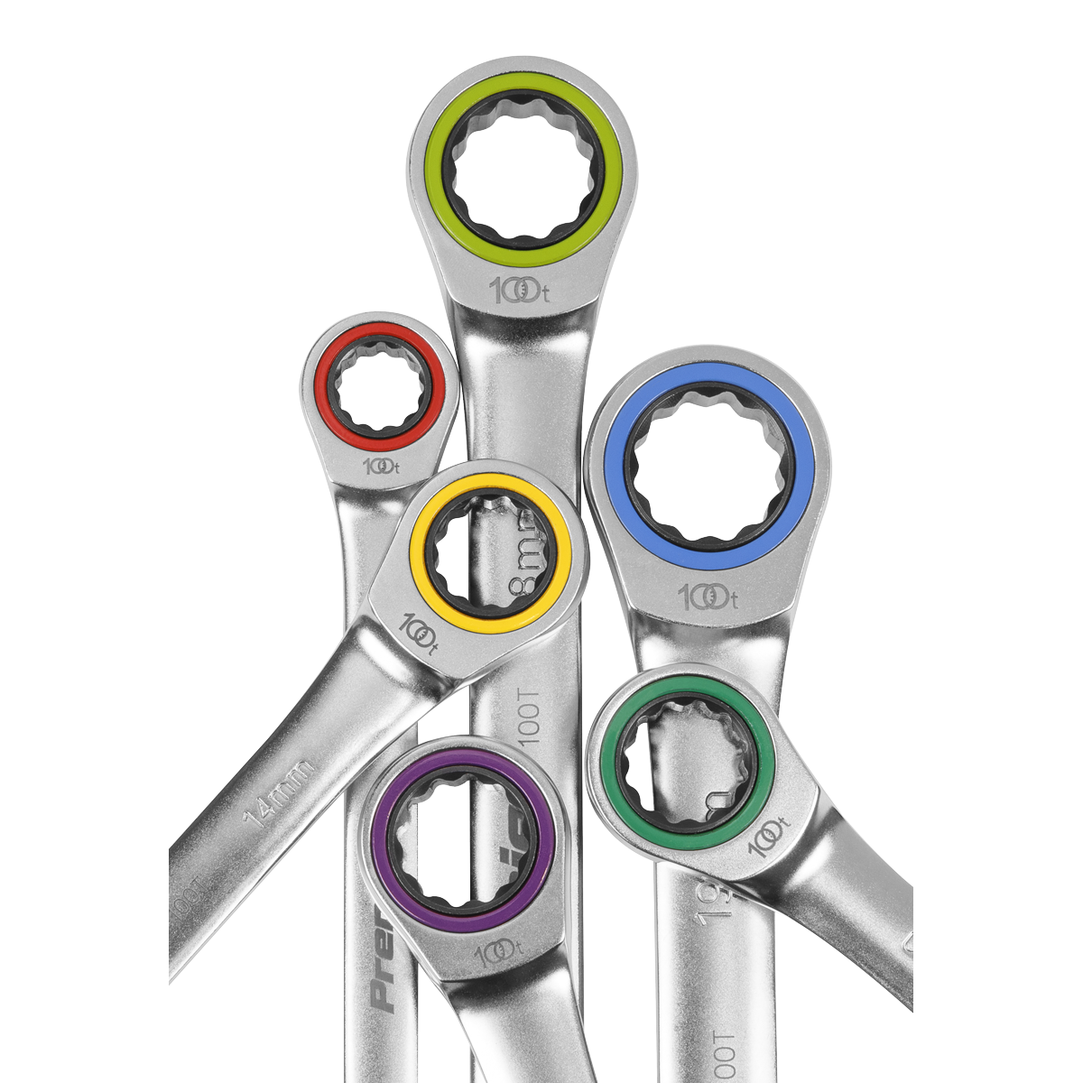Sealey Combination Ratchet Spanner Set 12 Pieces Metric Platinum Series AK63949