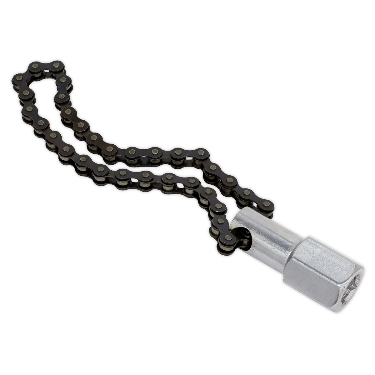 Sealey Oil Filter Heavy Duty Chain Wrench 1/2" Square Drive 135mm Capacity AK641