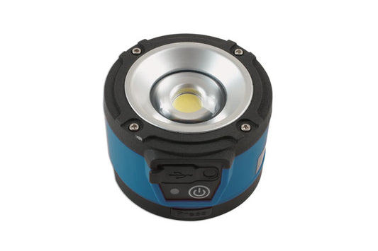 LASER 7505 Rechargeable Mini Work Lamp Light COB 5W 600LM Magnetic Base USB