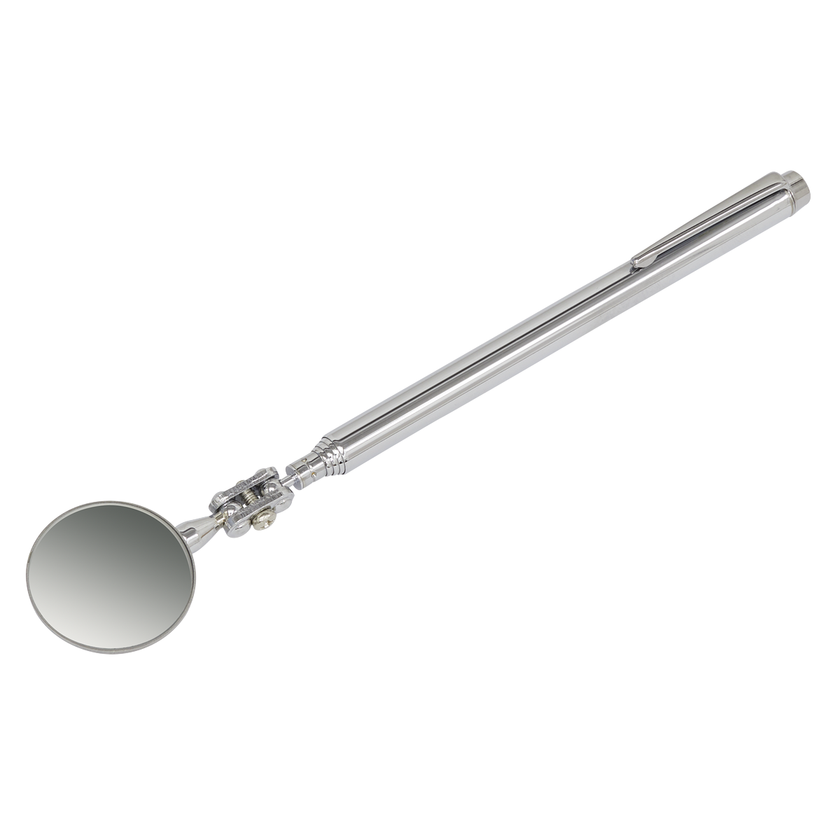 Sealey Telescopic Articulated Mirror Chromed Metal 5-Section Body Ø30mm AK6523