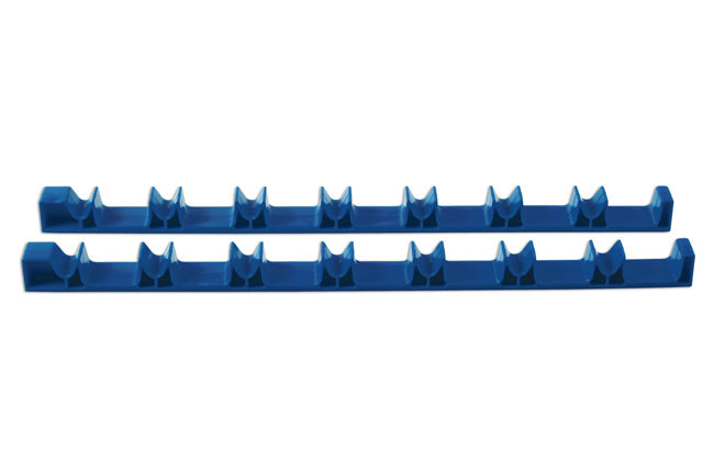 LASER 7529 Screwdriver Organiser 2 Pieces Adjustable Rack For 14 Tools Storage