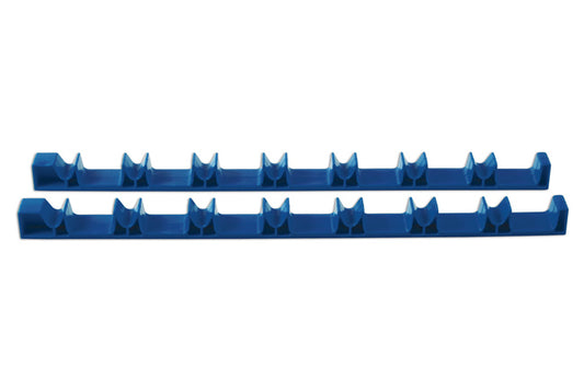 LASER 7529 Screwdriver Organiser 2 Pieces Adjustable Rack For 14 Tools Storage