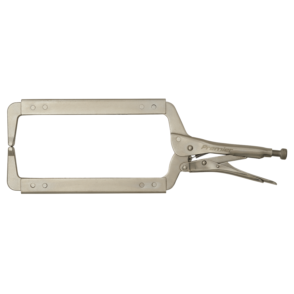 Sealey Locking C-Clamp 455mm 0-160mm Capacity Corrosion Resistant AK6841