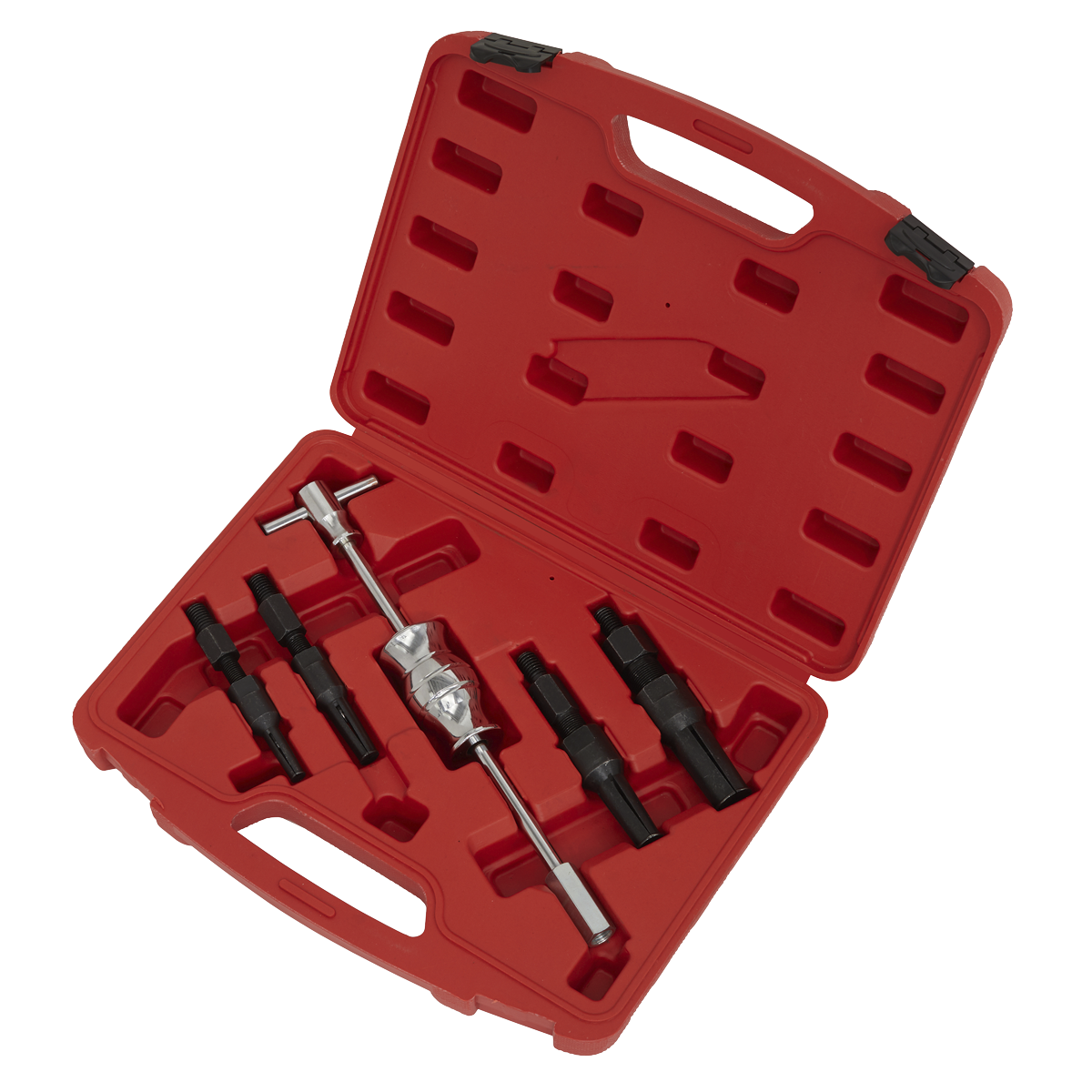 Sealey Blind Bearing Puller Set With Medium Stroke Slide Hammer 5 Pieces AK714
