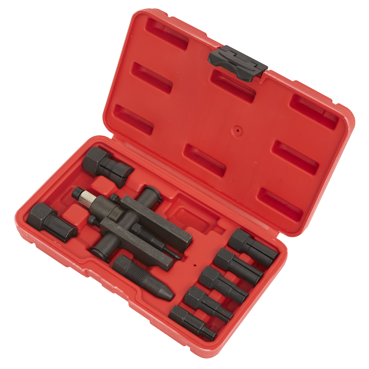 Sealey Screw-Type Bridge Extractor Bearing Puller Set 10 Pieces Black AK7160