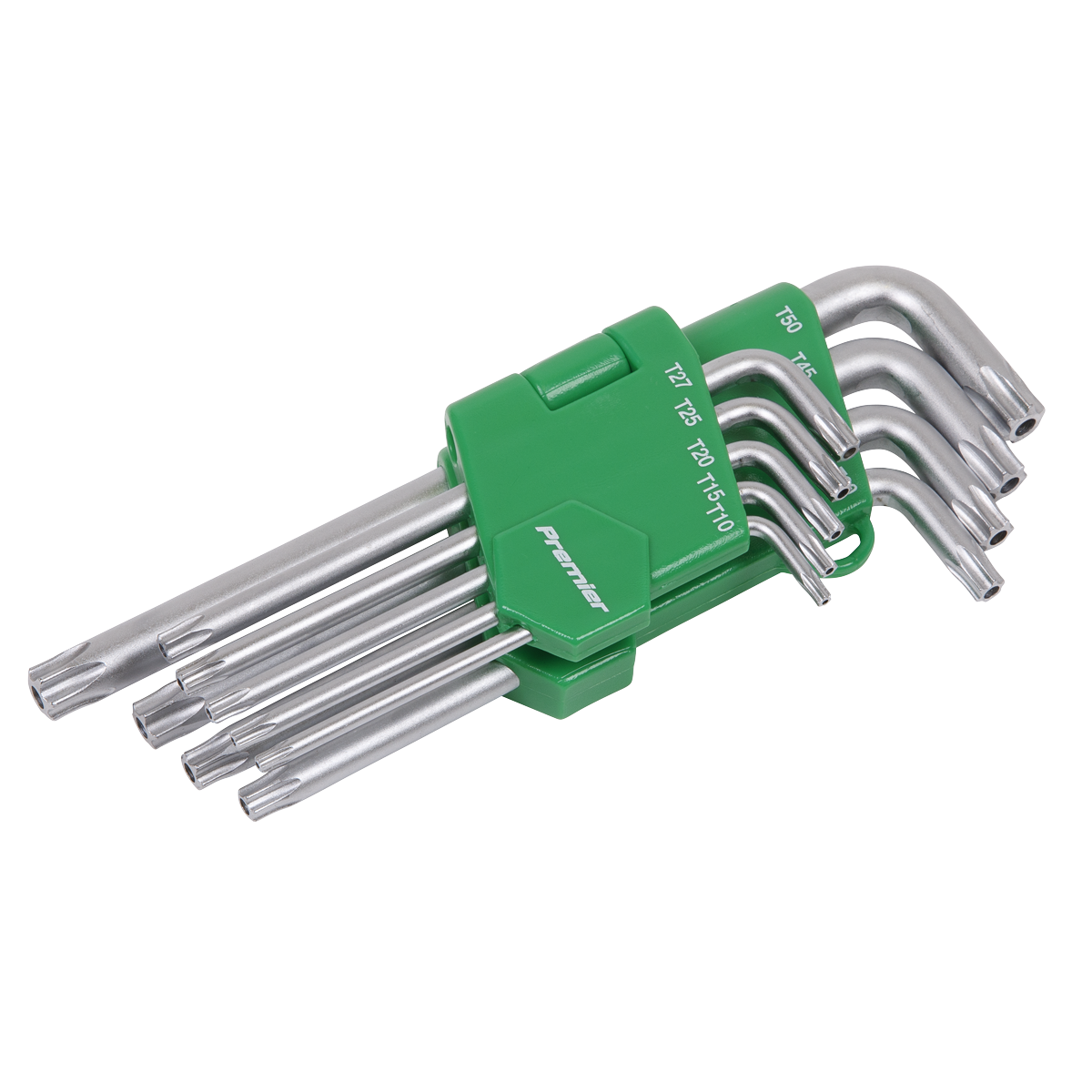 Sealey Security TRX-Star Key Chrome Vanadium Steel Set 9 Pieces Long AK7162