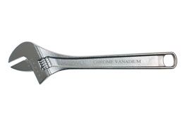 LASER 0168 Adjustable Spanner 460mm Chrome Vanadium Jaw Capacity 58mm Tool