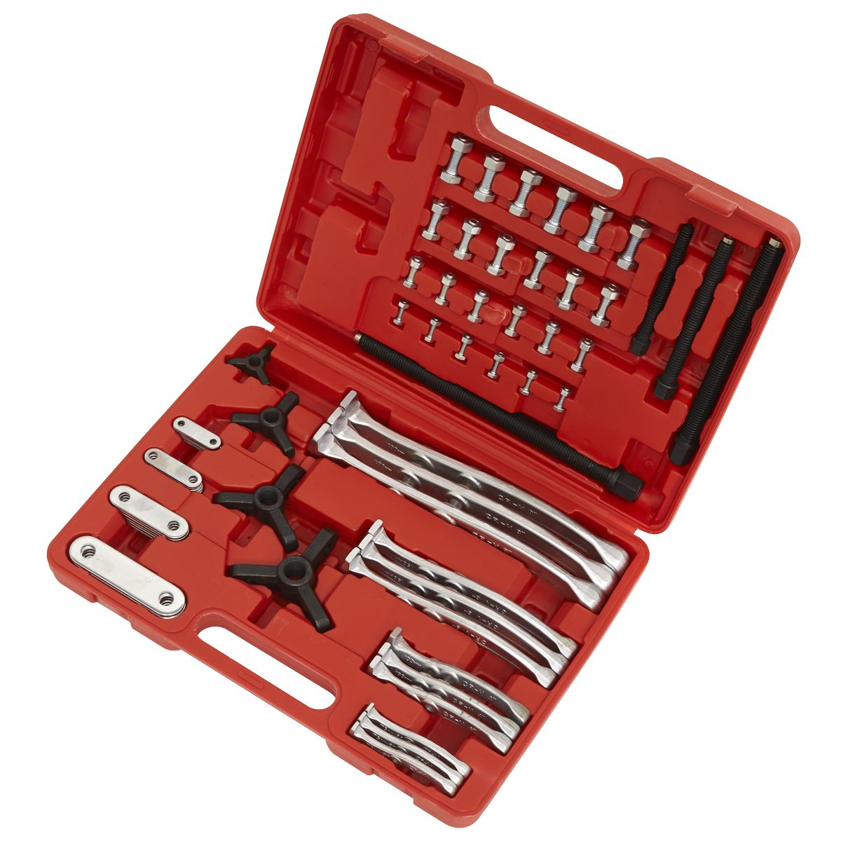 Sealey Triple Leg Gear Reversible Puller Set Chrome Vanadium Steel 4 Pieces AK79