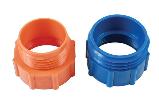 LASER 7621 Lever Pump Thread Adaptors 2pc For 205L Mauser Tri-Sure Drums