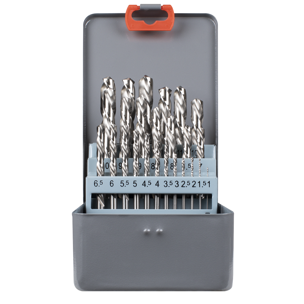 Sealey Left-Hand Spiral Drill Bit Set 4241 HSS Steel 1-13mm 25 Pieces AK8191