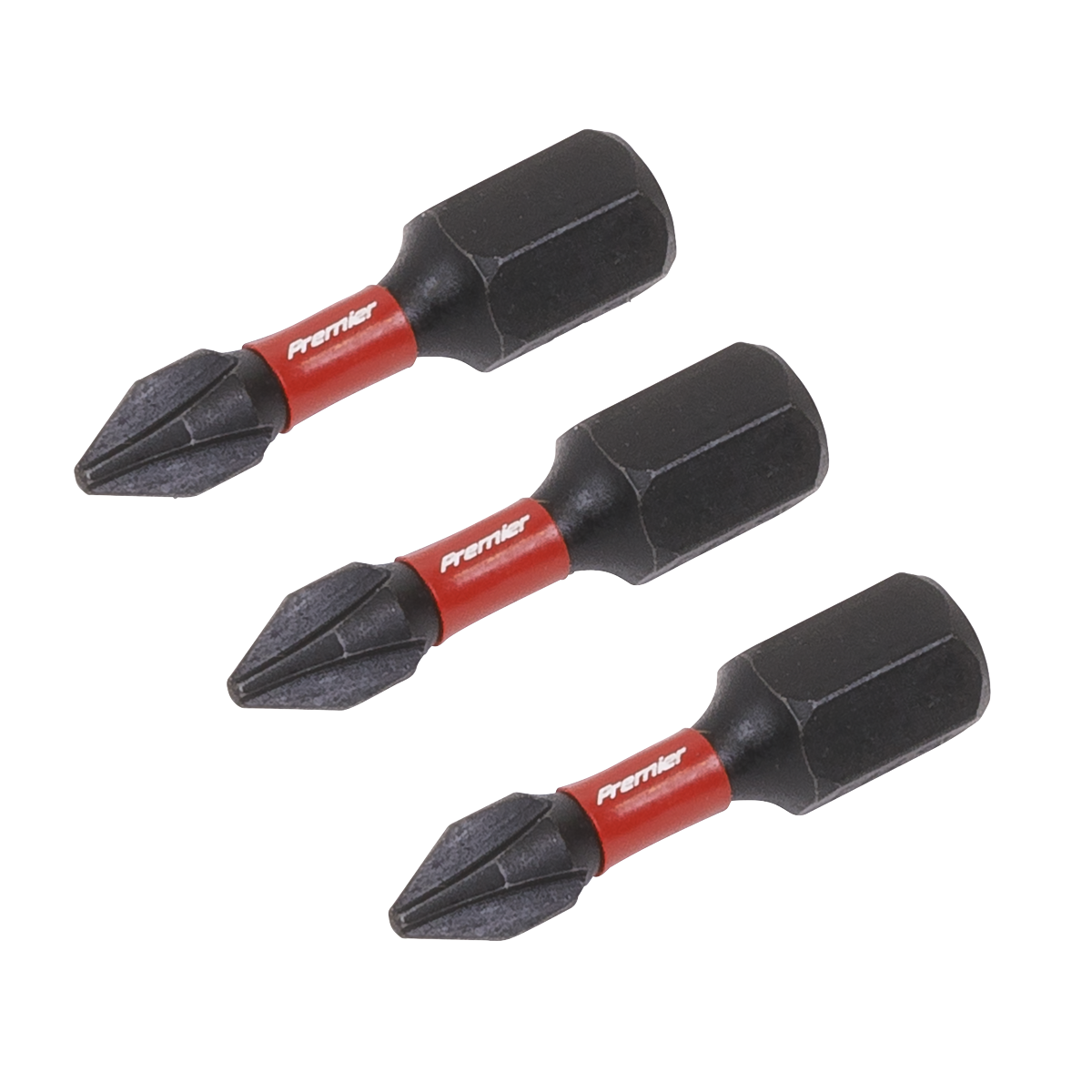 Sealey Phillips #1 Impact Power Tool Bits Forged From S2 Steel 25mm 3 Pcs AK8204