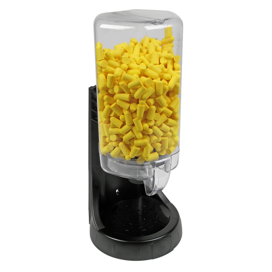 Sealey Disposable Ear Plugs Black Dispenser 500 Pairs Soft Foam 403/500D
