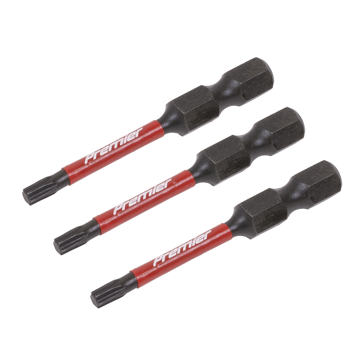 Sealey TRX-Star T15 Impact Power Tool Bits Forged From S2 Steel 50mm 3pc AK8241