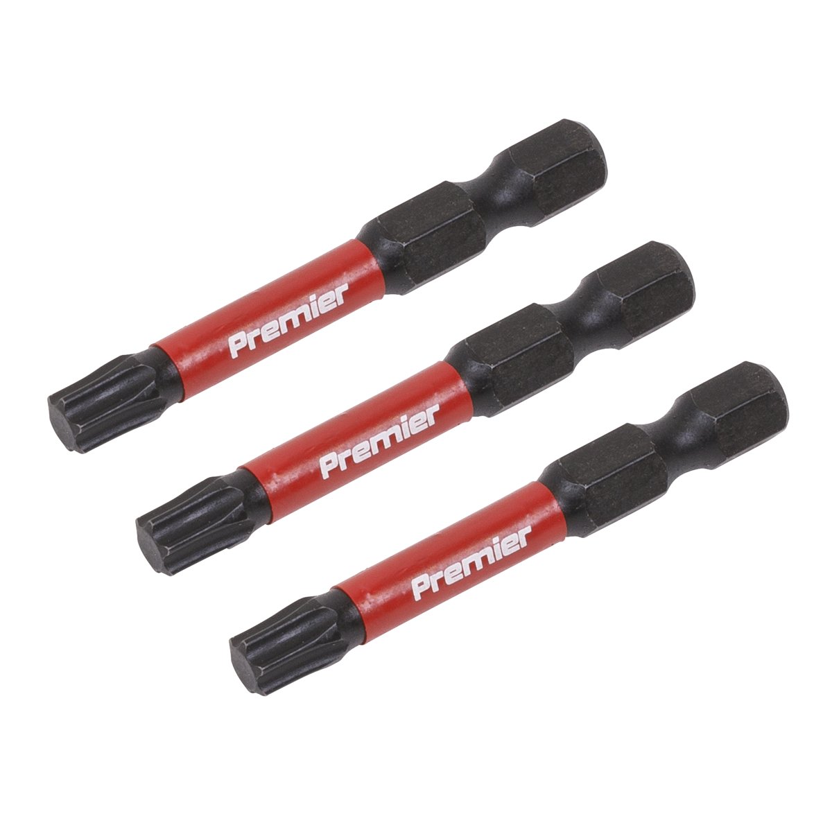 Sealey TRX-Star T30 Impact Power Tool Bits 50mm 3 Pieces Professional AK8245