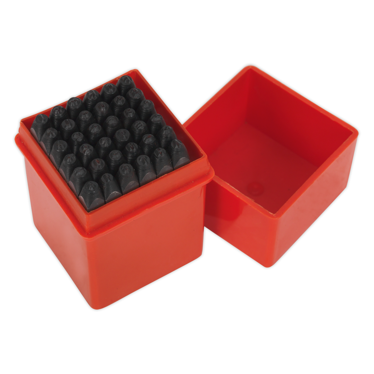 Sealey Letter & Number Punch Set 36 Pieces2.5mm Chemically Blackened AK8296