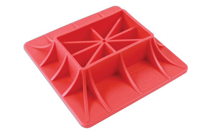 LASER 7666 Support Base For Farm Jack 293x293 mm Heavy Duty Load Spreading Plate