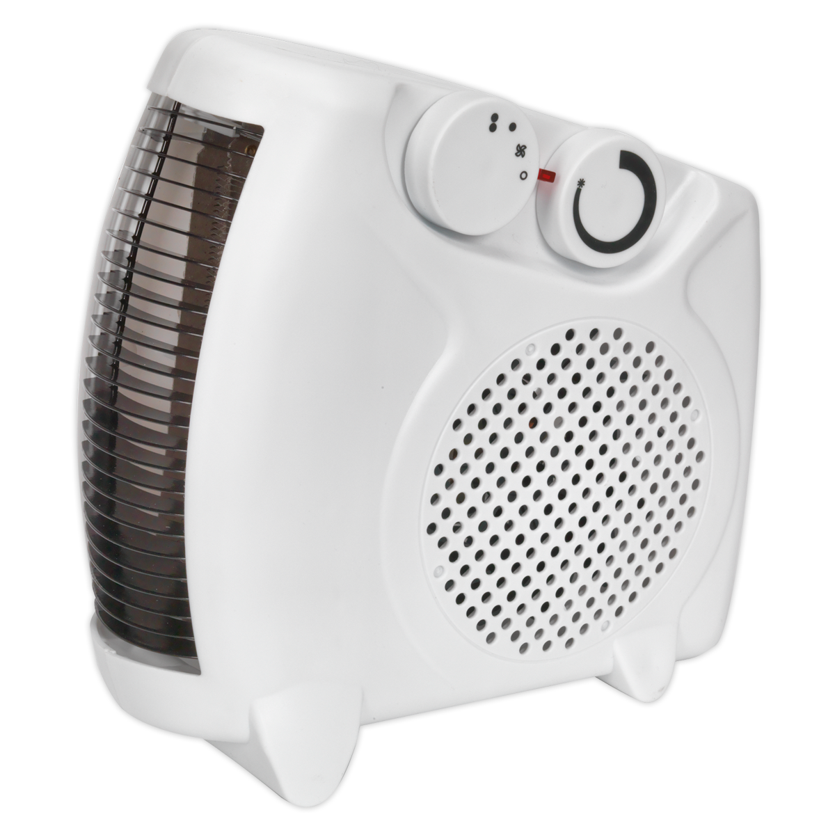 Sealey 2000W Mini Fan Heater Portable - 2 Heat Settings & Thermostat FH2010